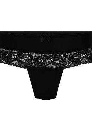 Стрінги hunkemoller, чорного кольору, розмір xs/s