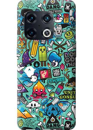 Чехол силиконовый на телефон oneplus 10 pro стикер бомбинг 1 "693u-2588-58250"