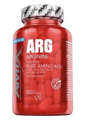 Arg arginine 500 mg 120 caps amix
