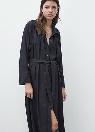 Стильна сукня massimo dutti в складі вовна