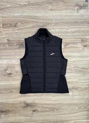 Brooks shield hybrid w жіноча жилетка для бігу nike