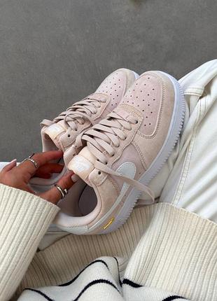 Кроссовки nike air force 1 low pink foam /white