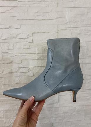 Ботільйони zara, натуральна шкіра, 37