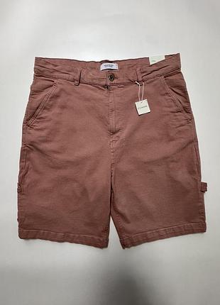 Шикарнi  шорти reserved рожево - персикового кольору, розмiр l - xl