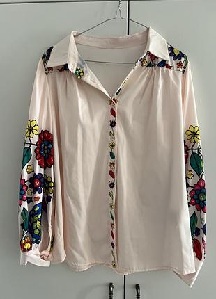 Жіноча сорочка (вишиванка) shein xl 44 р