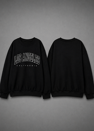 Жіночий світшот в стилі оверсайз los angeles shein ( l - xl розмір)