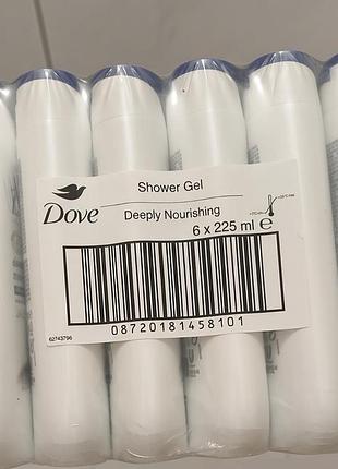 🧴 dove advanced care deeply nourishing — набір 6 шт