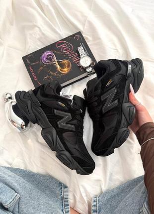 👟 кроссовки new balance 9060 cordura gore-tex black termo термо / наложка bs👟