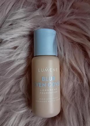 Матуючий тональний крем lumene blur even cover 1,5(w).