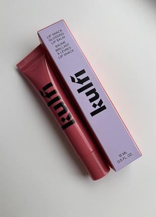 Сяючий бальзам для губ kulfi  lip snack moisturizing glossing balm