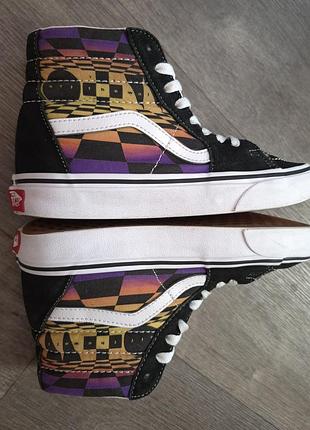 ⚡️ оригинальные высокие кеды vans sk8-hi graphic @ (размер 35-35.5) ⚡️