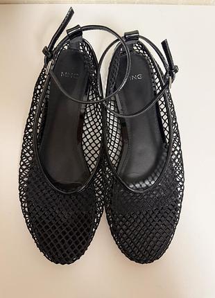 Балетки (мері джейн) mango 38eur