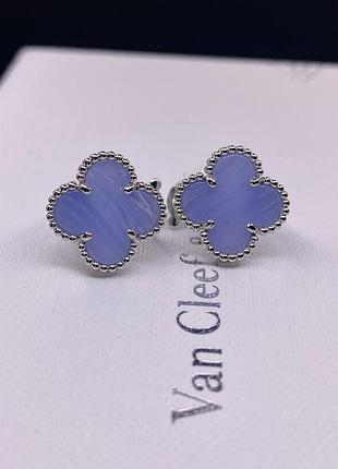 💎new💎брендовые серьги van cleef , vca, клевер, ван клиф ♥️♥️♥️с логотипом
