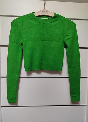 Кроп топ с длинным рукавом pull &amp; bear 2