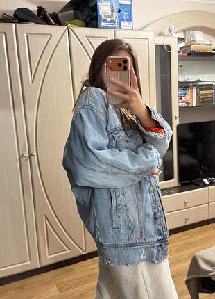 Джинсовка з утепленням pull&bear / джинсовка pull&bear 3