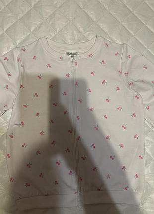 Кофточка на замочку для дівчинки 👧 98 см