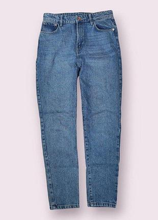 Джинсы женские mom fit голубые, размер м, w29 l32