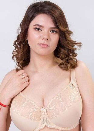 Бюстгальтер з м'якою чашкою aveline (milavitsa) 661710 бежевий 90f