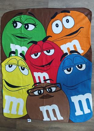 Плед m&m's покривало одіяло