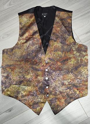 Винтажный мужской жилет frederick theak (made in england), xl