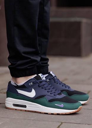 Кроссовки nike air max 1 gorge green nd