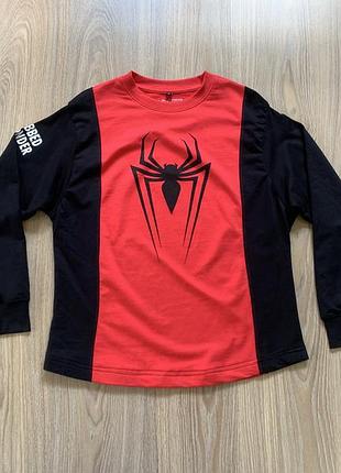 Мужской хлопковый лонгслив с принтом marvel comics spiderman