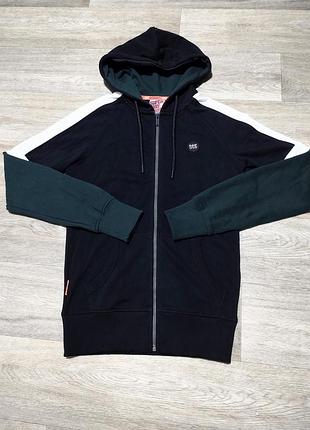 Чоловіче худі на блискавці superdry, розмір s, стан нового товару ❗