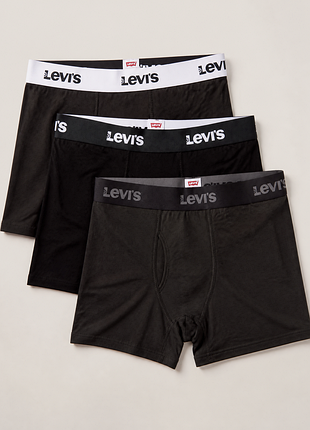 Трусы-боксеры levi’s boxer briefs black / боксеры левис черные | оригинал | s