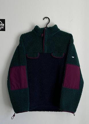 Levi's montana sherpa quarter zip fleece jacket