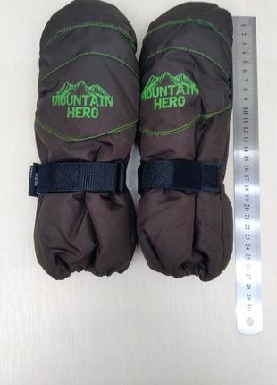 Перчатки рукавицы лыжние варежки рукавиці теплі1 фото