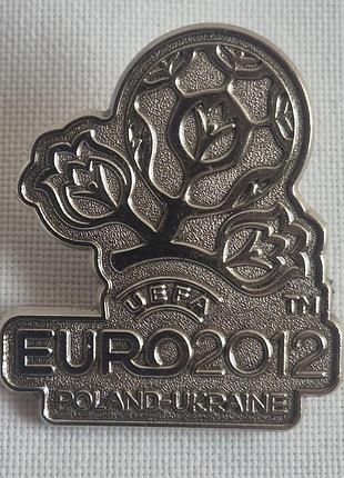 Офіційний значок уєфа євро 2012 польща-україна uefa euro 2012 новий пін