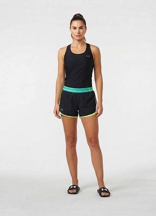 Чорні спортивні шорти з високою посадкою від under armour  розмір s оригінал
