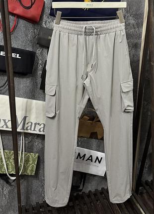 Штани чоловічі arne cargo nylon pants сірий s