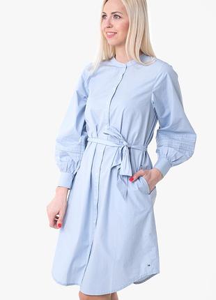 Платье женское стильное оригинал бренд tommy hilfiger 53.95€ 179.90€ платье org cotton knee shirt dress ls