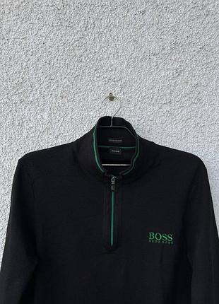 Шерстяная черная кофта hugo boss 3