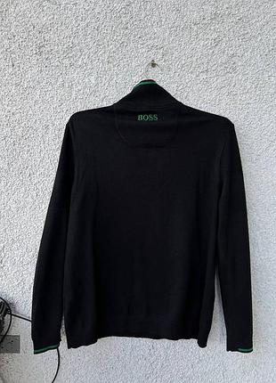 Шерстяная черная кофта hugo boss 4