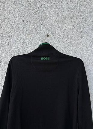 Шерстяная черная кофта hugo boss 5