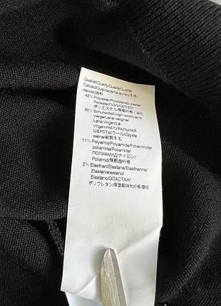 Шерстяная черная кофта hugo boss 8
