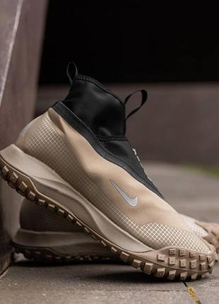 Кросівки nike acg mountain fly gore-tex beige black nd