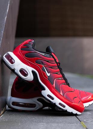Кроссовки nike air max plus tn red white black nd