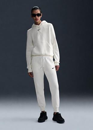 Жіночій спортивний костюм nike phoenix fleece relaxed fit штани fz7626-133 світшот hf6839-133  розмір: s