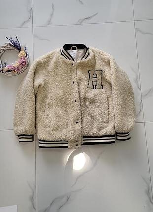 Бомбер баранчик zara на девочку 9-10 лет
