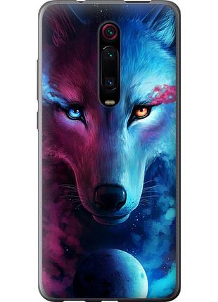 Чехол силиконовый на телефон xiaomi redmi k20 арт-волк "3999u-1817-58250"