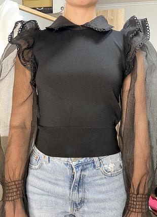 Кофта zara нарядна, розмір с та м