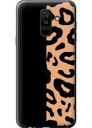 Чохол силіконовий на телефон samsung galaxy a6 plus 2018 плями леопарда "4269u-1495-58250"