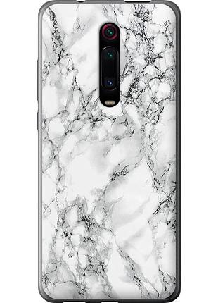 Чохол силіконовий на телефон xiaomi redmi k20 мармур білий "4480u-1817-58250"