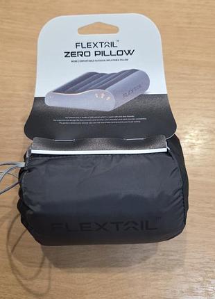 Подушка надувна flextail zero pillow (grey)