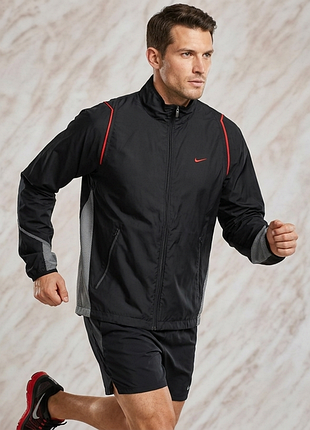 Вінтажна куртка-трансформер nike clima-fit 2-в-1 (жилетка) | розмір l