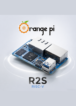 Одноплатный компьютер роутер sbc orange pi r2s 8gb/8gb 8 ядер 2.5g ethernet openwrt ubuntu risc-v