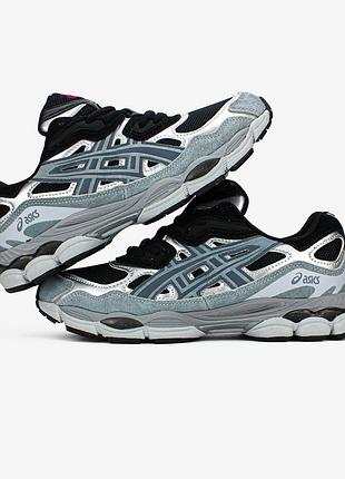 Кросівки чоловічі asics gel nyc "black fjord grey"